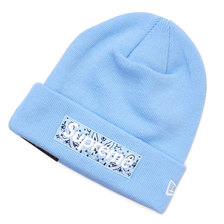 Supreme19FW New Era Box Logo Beani LIGHT BLUE画像