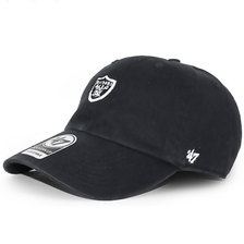 '47 Brand OAKLAND RAIDERS CLEAN UP STRAPBACK CAP BLACK F-ABATE23GWS-BK画像