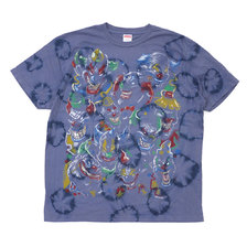 Supreme 19FW Clowns Tee BLEACHED NAVY画像