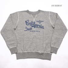 Buzz Rickson's SET-IN CREW SWEAT "MARCH FIELD, CALIFORNIA" BR68438画像
