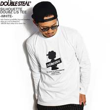 DOUBLE STEAL SILHOUETTE DOUBZ L/S TEE -WHITE- 995-14058画像