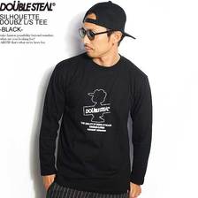 DOUBLE STEAL SILHOUETTE DOUBZ L/S TEE -BLACK- 995-14058画像