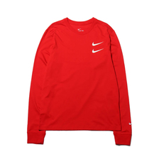NIKE AS M NSW SWSH LS TEE UNIVERSITY RED CK2260-657画像