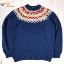 PETER BLANCE FAIRISLE YOKE ROY画像