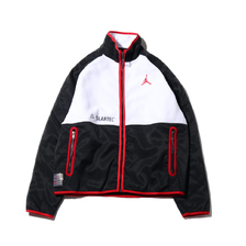 NIKE M J LGC AJ11 PLR FLC ZIPUP BLACK/WHITE/GYM RED CU1492-010画像