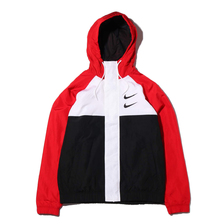 NIKE AS M NSW SWOOSH JKT HD WVN UNIVERSITY RED/WHITE/BLACK/BLACK CJ4889-657画像