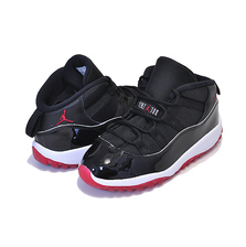 NIKE JORDAN 11 RETRO (TD) BRED 2019 black/true red-white 378040-061画像