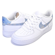 NIKE AIR FORCE 1 (GS) white/royal tint-white 314219-131画像