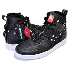 NIKE AIR JORDAN 1 CARGO black/white-metallic silver CD6757-001画像