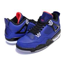 NIKE AIR JORDAN 4 RETRO WINTER (BG) loyal blue/black-white CQ9745-401画像