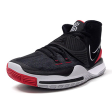 NIKE KYRIE 6 EP "KYRIE IRVING" BLACK/BLACK/UNIVERCITY RED/WHITE BQ4631-002画像