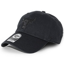 '47 Brand CHICAGO BULLS CLEAN UP STRAPBACK CAP BLACKOUT K-RGW03GWSNL-BKA画像