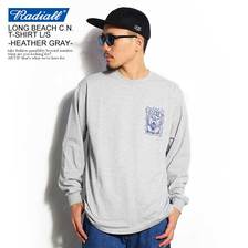 RADIALL LONG BEACH C.N. T-SHIRT L/S -HEATHERGRAY- RAD-19AWS-JW006画像