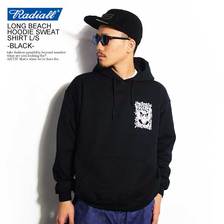 RADIALL LONG BEACH HOODIE SWEAT SHIRT L/S -BLACK- RAD-19AWS-JW008画像