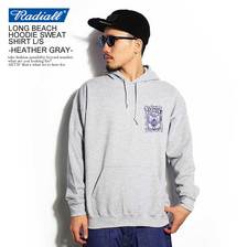 RADIALL LONG BEACH HOODIE SWEAT SHIRT L/S -HEATHERGRAY- RAD-19AWS-JW008画像