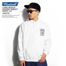 RADIALL LONG BEACH HOODIE SWEAT SHIRT L/S -WHITE- RAD-19AWS-JW008画像