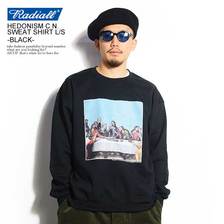 RADIALL HEDONISM C.N. SWEAT SHIRT L/S -BLACK- RAD-19AWS-CUT02画像