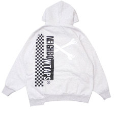 NEIGHBORHOOD &times; WTAPS RIPPER HOODED SWEATSHIRT GRAY 192ATNHD-CSM03S画像