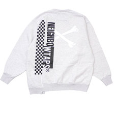 NEIGHBORHOOD &times; WTAPS RIPPER C NECK SWEATSHIRT GRAY 192ATNHD-CSM02S画像