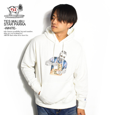 The Endless Summer TES MALIBU STAR PARKA -WHITE- FH-0374310画像