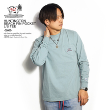 The Endless Summer HUNTINGTON BEACH FIN POCKET L/S TEE -SAX- FH-0374316画像