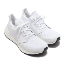 adidas ULTRABOOST 20 FOOTWEAR WHITE/FOOTWEAR WHITE/CORE BLACK EF1042画像