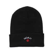Noah 19FW Rose Logo Beanie BLACK画像