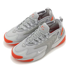 NIKE WMNS ZOOM 2K GREY FOG / WHITE / LIGHT SMOKE GREY / RED AO0354-006画像