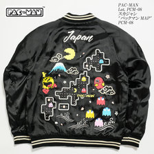 PAC-MAN Lot. PCM-08 スカジャン "パックマンMAP"画像