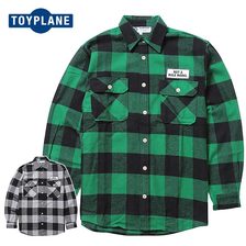 TOYPLANE L/S BIG HVY FLANNEL SHIRT TP20-HSH03画像