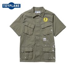 TOYPLANE S/S PEACE SHIRT JACKET画像
