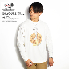 The Endless Summer TES MALIBU STAR LONG SLEEVE T-SHIRT -WHITE- FH-0374317画像