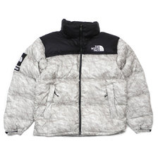 Supreme &times; THE NORTH FACE 19FW Paper Print Nuptse Jacket PAPER PRINT画像
