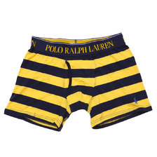 POLO RALPH LAUREN RM3-N305 KNIT BOXER NAVY YELLOW画像