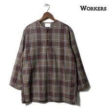 Workers Sleeping Sleeping Shirt, Madras,画像