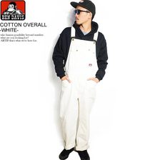 BEN DAVIS COTTON OVERALL -WHITE- G-0380020画像