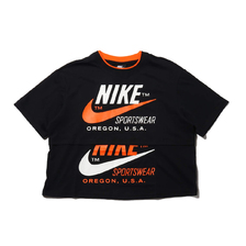 NIKE AS W NSW ICN CLSH SS TOP BLACK CJ2041-010画像