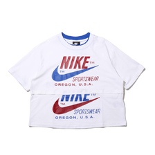 NIKE AS W NSW ICN CLSH SS TOP WHITE CJ2041-100画像
