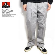 BEN DAVIS TC TWILL WORK PANTS -MIX GRAY- MH-0380018画像