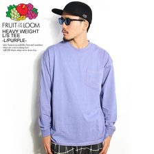 Fruit of the Loom HEAVY WEIGHT L/S TEE -L/PURPLE- 0123-001FL画像
