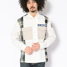 AVIREX CUSTOM CHECK UTILITY SHIRT 6105101画像