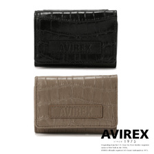 AVIREX CROCODILE TYPE PUSH WALLET 6050193009画像