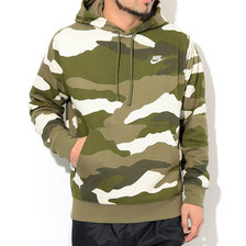 NIKE Club BB Camo Pullover Hoodie CJ4540画像