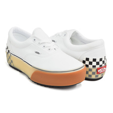 VANS ERA STACKED WHITE / CHECKER VN0A4BTOTDC画像