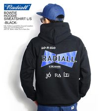 RADIALL BOWTIE - HOODIE SWEATSHIRT L/S -BLACK- RA20SS-CUT020画像