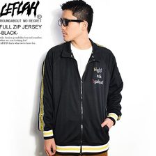 LEFLAH FULL ZIP JERSEY -BLACK- LEFJK01-2020SSB画像