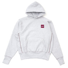 LQQK Studio SIGNATURE SNAP HOODIE HEATHER GREY画像