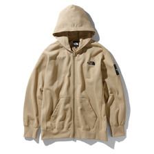 THE NORTH FACE SQUARE LOGO FULLZIP TWILL BEIGE NT12037-WB画像