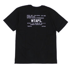 WTAPS 19AW SPEC TEE BLACK 192PCDT-ST03S画像