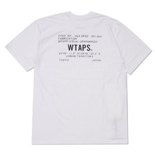 WTAPS 19AW SPEC TEE WHITE 192PCDT-ST03S画像